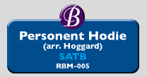 RBM-005 | Personent Hodie (arr. Hoggard) SATB