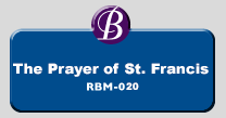 RBM-020 | The Prayer of St. Francis