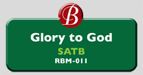 Randol Bass Music - RBM-011 - Glory to God, SATB