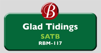 Randol Bass Music - RBM-117 - Glad Tidings, SATB