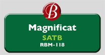 Randol Bass Music - RBM-118 - Magnificat, SATB